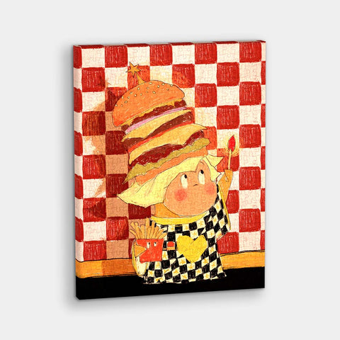 Pintoo HN1398 Freedom Burger by Twinkle Twinkle - 366 Piece Jigsaw Puzzle