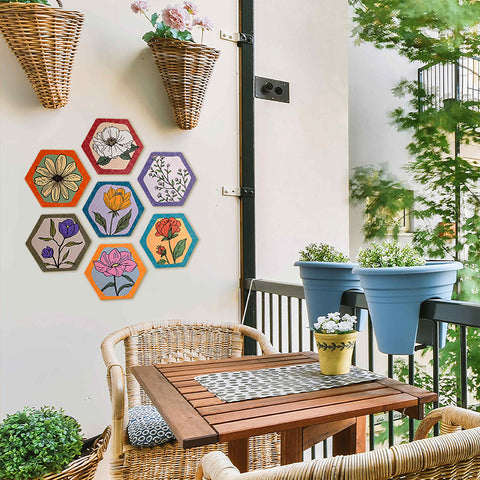 Pintoo HX1165 Retro Modern Garden - Wall Tile Puzzle Set Jigsaw Puzzle