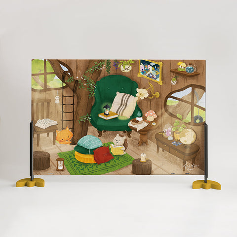 Pintoo T1100 Tree House by Mandie - 96 Piece Junior Jigsaw Puzzle