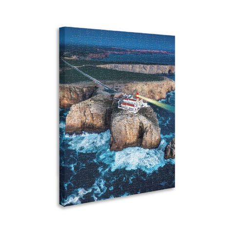 Aerial Photography - Ponta da Piedade Lighthouse, Portugal - 366 Piece Jigsaw Puzzle