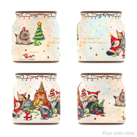 Pintoo BB1052 Purrfect Christmas Party - Christmas Puzzle Jar Gift Set Jigsaw Puzzle by Phoenix Chan
