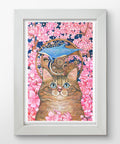 Pintoo H2786 The Whimsical World of Sakura Cat by Cotton Lion - 600 Piece Jigsaw Puzzle
