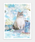 Pintoo H2850 A Snow Cat by Jina - 1200 Piece Jigsaw Puzzle