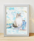 Pintoo H2850 A Snow Cat by Jina - 1200 Piece Jigsaw Puzzle