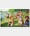 Pintoo H3183 A Sunday Afternoon on the Island of Cat - 1000 Piece Jigsaw Puzzle by Nyangsongi