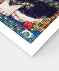Pintoo H3390 Cat's Christmas Collection Cabinet by Cotton Lion - 600 Piece Jigsaw Puzzle