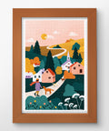 Pintoo H3418 Country Stroll by Bea Muller - 600 Piece Jigsaw Puzzle
