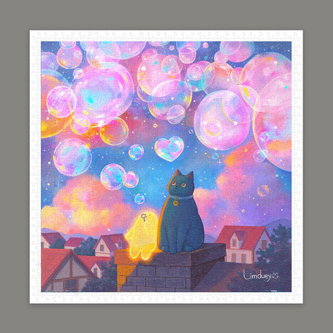 Pintoo H3459 Bubbles of Soap by Limduey - 900 Piece Jigsaw Puzzle