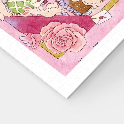 Pintoo H3517 Little Bunnys - My Sweety - 1200 Piece Jigsaw Puzzle by Tian Tian