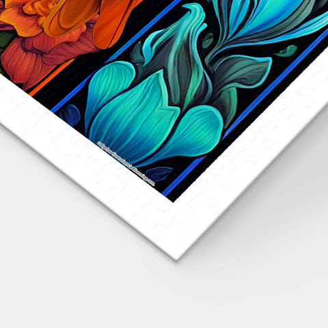 Pintoo H3551 Colors Carnival - Kingfisher Among Flowers - 1000 Piece Jigsaw Puzzle by Bigelow Illustrations