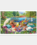 Pintoo H3564 Kitten Picnic by Image World - 1000 Piece Jigsaw Puzzle