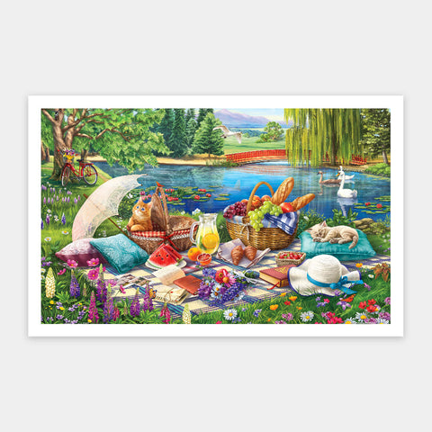 Pintoo H3564 Kitten Picnic by Image World - 1000 Piece Jigsaw Puzzle