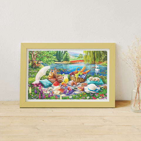 Pintoo H3564 Kitten Picnic by Image World - 1000 Piece Jigsaw Puzzle