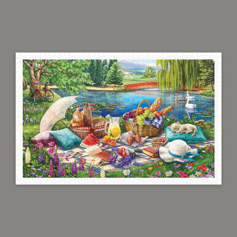 Pintoo H3564 Kitten Picnic by Image World - 1000 Piece Jigsaw Puzzle