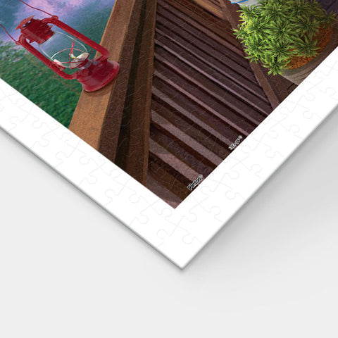 Pintoo H3570 Mountain View by Bigelow Illustrations - 600 Piece Jigsaw Puzzle