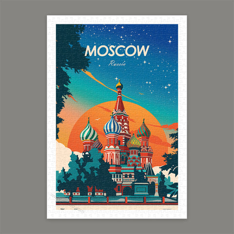 Pintoo H3571 World Travel - Moscow - 600 Piece Jigsaw Puzzle by Studio Inception