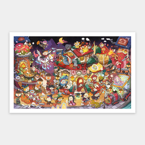 Pintoo H3592 Underground Town of Magic - 1000 Piece Jigsaw Puzzle by Peiji