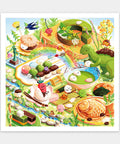 Pintoo H3628 Warm Flower Viewing - 900 Piece Jigsaw Puzzle by Issiki Toaki