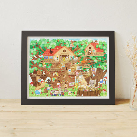 Pintoo H3748 Puzzle Club - 1200 Piece Jigsaw Puzzle by Dreamful Cat