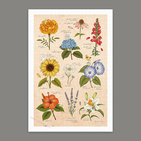 Pintoo H3894 Summer Flowers - 600 Piece Jigsaw Puzzle by Mandie