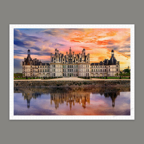 Pintoo H3932 Chambord castle, France - 1200 Piece Jigsaw Puzzle