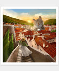 Pintoo H3934 A Red Roof - 900 Piece Jigsaw Puzzle by Luna