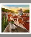 Pintoo H3934 A Red Roof - 900 Piece Jigsaw Puzzle by Luna
