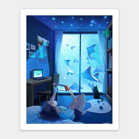 Pintoo H3975 Stay Home - 500 Piece Jigsaw Puzzle by Yunzhen Ho