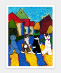 Pintoo H4051 The Catles - Fab Four - 1200 Piece Jigsaw Puzzle by Niuniu in Famous Paintings