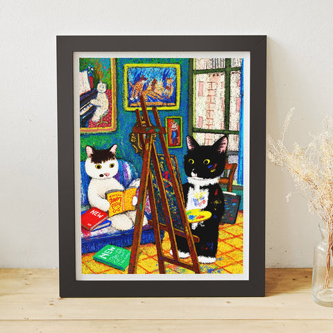 Pintoo H4054 Let's Stay Together - 1200 Piece Jigsaw Puzzle by Niuniu in Famous Paintings