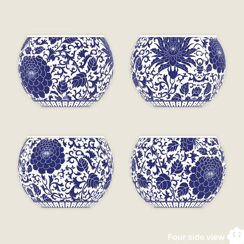 Pintoo K1101 Oriental Floral Ornament - Flower Pot Jigsaw Puzzle