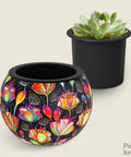 Pintoo K1118 Colorful Poppies - Flower Pot Jigsaw Puzzle