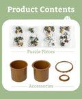 Pintoo K1118 Colorful Poppies - Flower Pot Jigsaw Puzzle