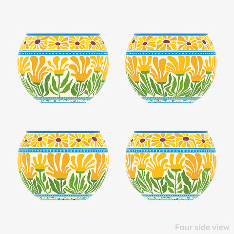 Pintoo K1126 Summer Blossoms - Flower Pot Jigsaw Puzzle