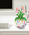 Pintoo KZ1030 Tulip - Mini Bricks Potted Plant Jigsaw Puzzle