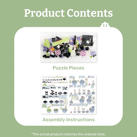 Pintoo KZ1590 Wishing Tree - Mini Bricks Potted Plant Jigsaw Puzzle