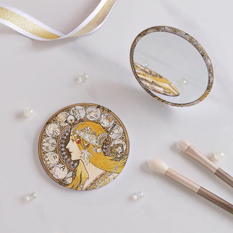 Pintoo PA1021 Zodiac - Puzzle Mirror Jigsaw Puzzle by Alphonse Mucha