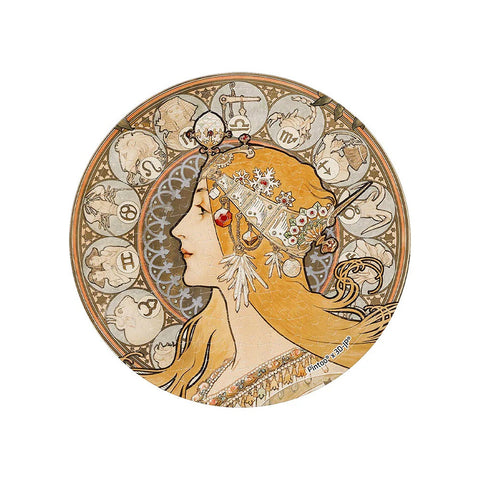 Pintoo PA1021 Zodiac - Puzzle Mirror Jigsaw Puzzle by Alphonse Mucha
