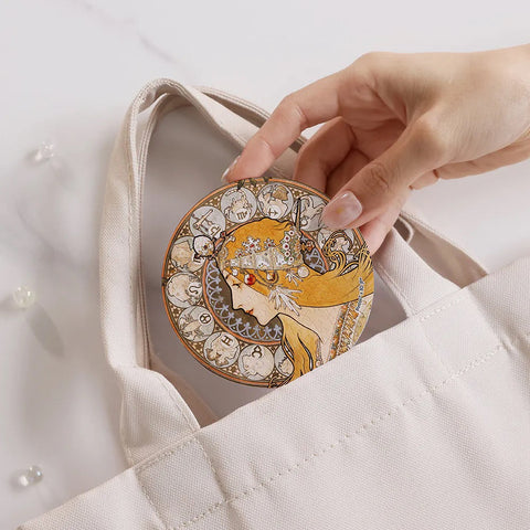 Pintoo PA1021 Zodiac - Puzzle Mirror Jigsaw Puzzle by Alphonse Mucha