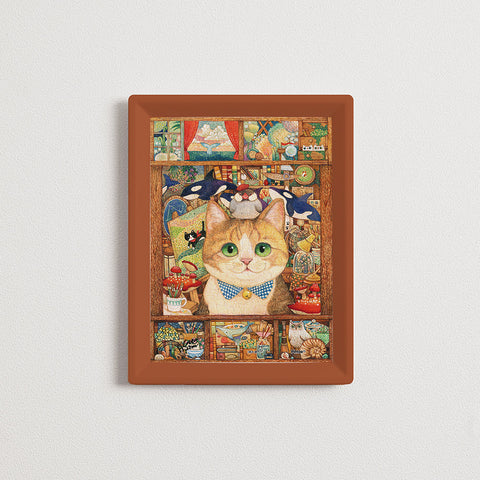 Pintoo Q1171 Cat's Treasure Room - 80 Piece XS Jigsaw Puzzle by Cotton Lion
