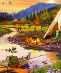 Pintoo U1041 Golden Haven Camp - 1008 Piece Jigsaw Puzzle by The Macneil Studio