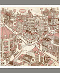 Happiness Town - 1600 Piece Jigsaw Puzzle