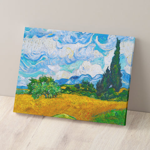 Wheat Field with Cypresses - 366 Piece Jigsaw Puzzle