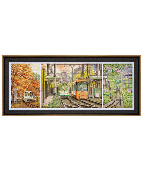 Chestnut Professional Jigsaw Puzzle Frame (Horizontally Combined 2400pcs)