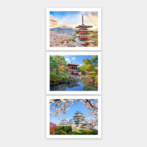 Journeys in Japan - Three 300 Piece Jigsaw Puzzles
