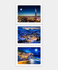 Night Light Series - Three 300 Piece Jigsaw Puzzles