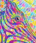 Flower Zebra - 1000 Piece Jigsaw Puzzle