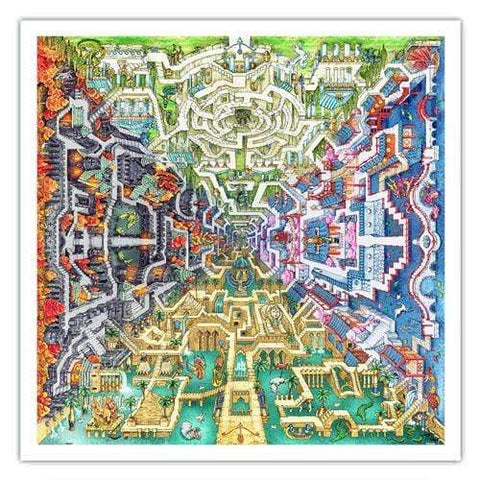 Myth Maze - 1600 Piece Jigsaw Puzzle