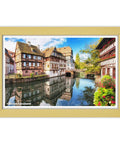 Oak Plastic Jigsaw Puzzle Frame (1000pcs)