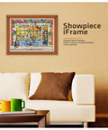 Rosewood Plastic Jigsaw Puzzle Frame (1200pcs)